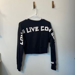 Wrangler sweatshirt with Long Live Cowboys puffy logo - size S